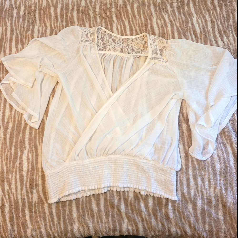 Free people gauze top